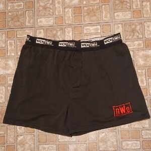 World Champingship Wrestling Black Men's Boxer Shorts 1993  WCW New World Order